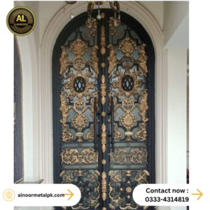 Wrought Iron Double Doors
