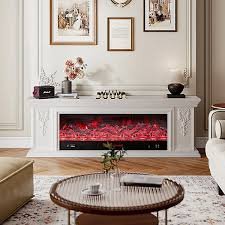 3D Water Vapor Linear Fireplace