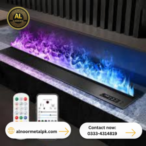 Vapor Fireplace with Color Display