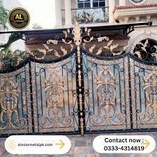 Modern Wrought Iron Main Gate Designs 2026 Luxury Styles for Karachi, Lahore & Islamabad Homes